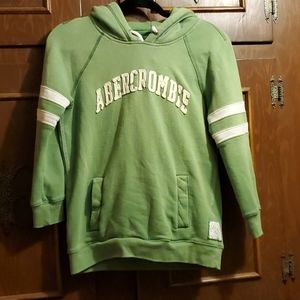 Abercrombie sage green pullover hoodie Sz.L